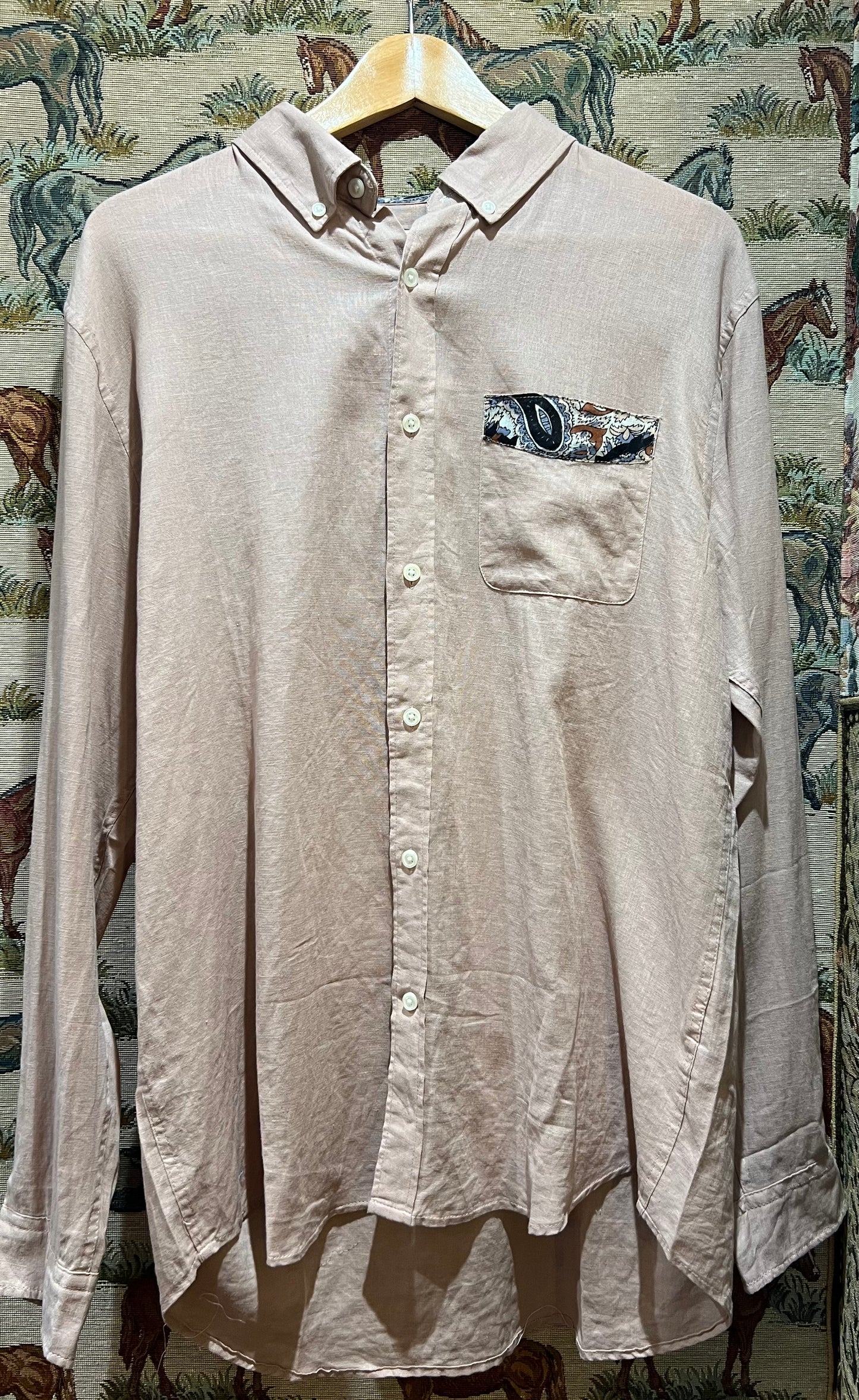 Upcycled Linen Shirt