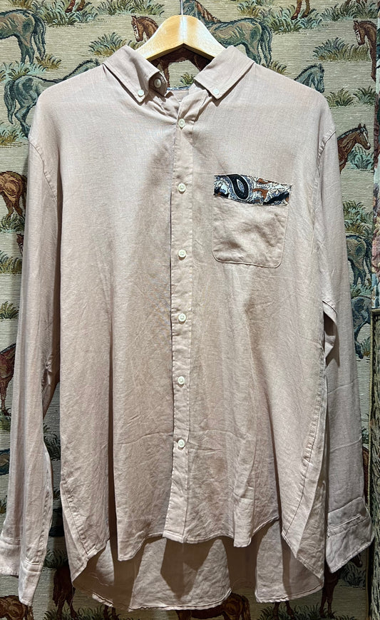 Upcycled Linen Shirt