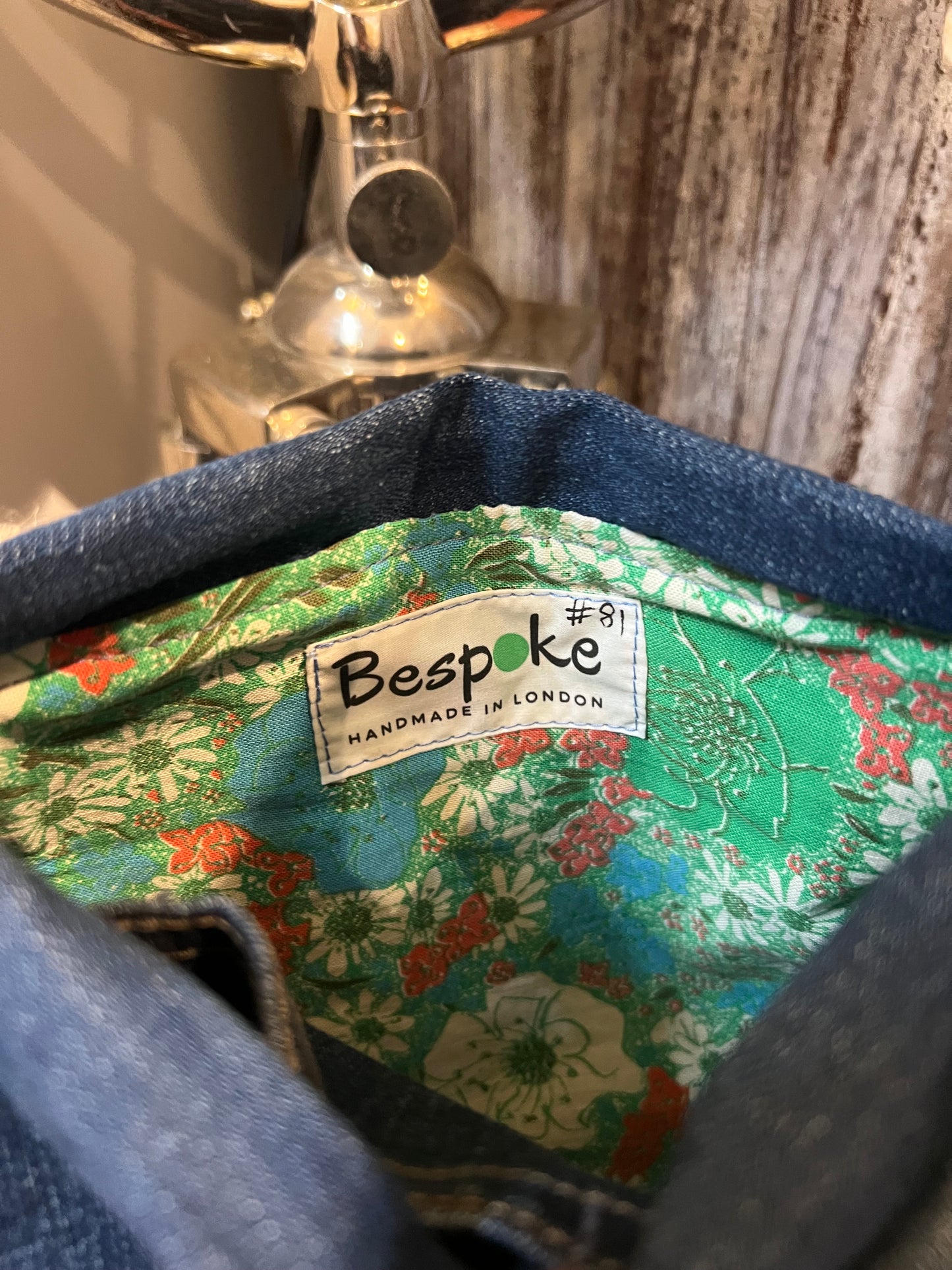 Upcycled Denim Chain Bag