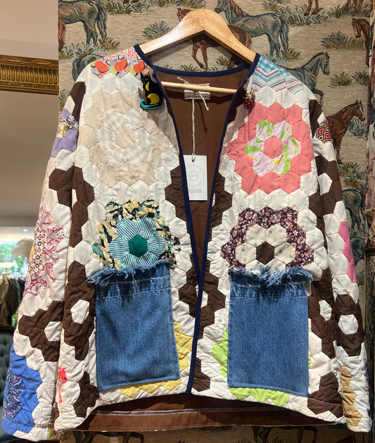 Vintage Quilted Jacket Made in Richmond