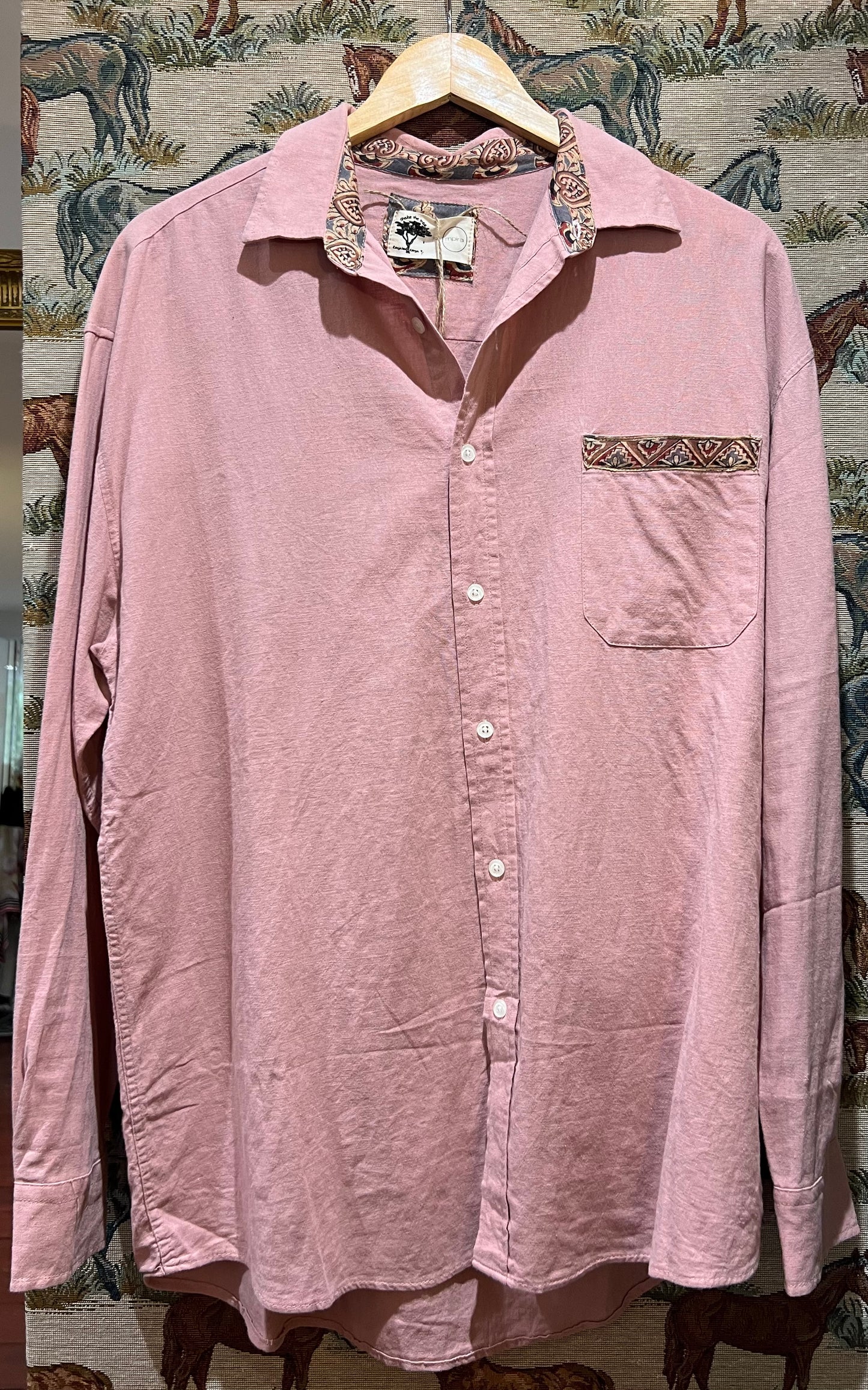 Upcycled Linen Shirt