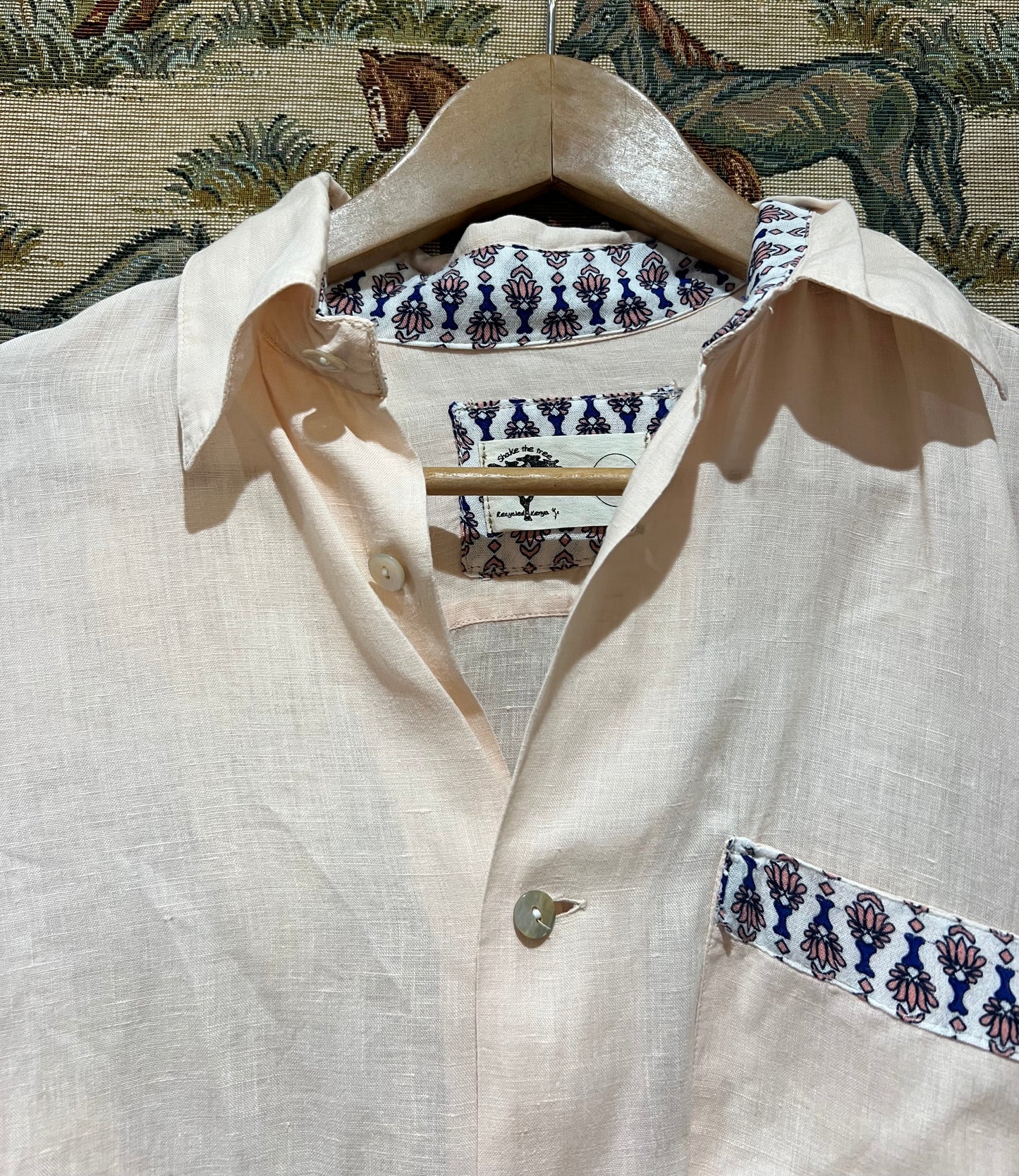 Upcycled Linen Shirt