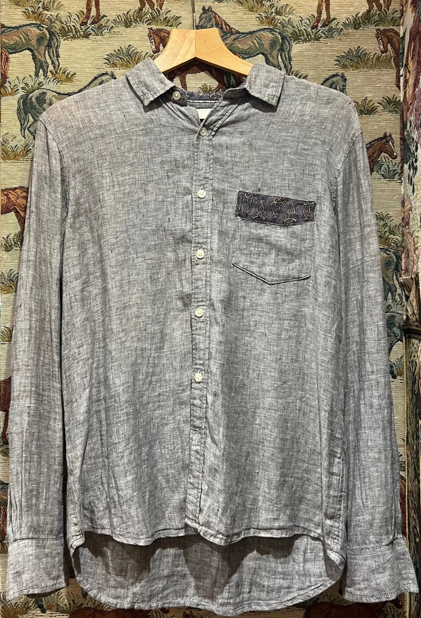 Upcycled Linen Shirt
