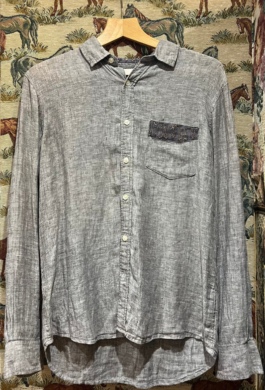 Upcycled Linen Shirt