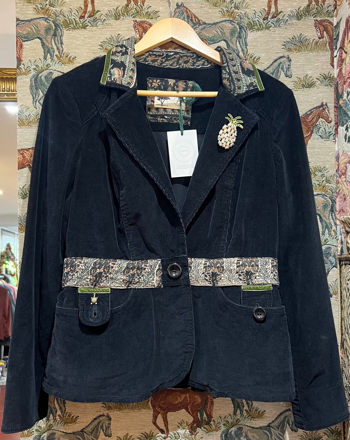 Corduroy Waisted Jacket