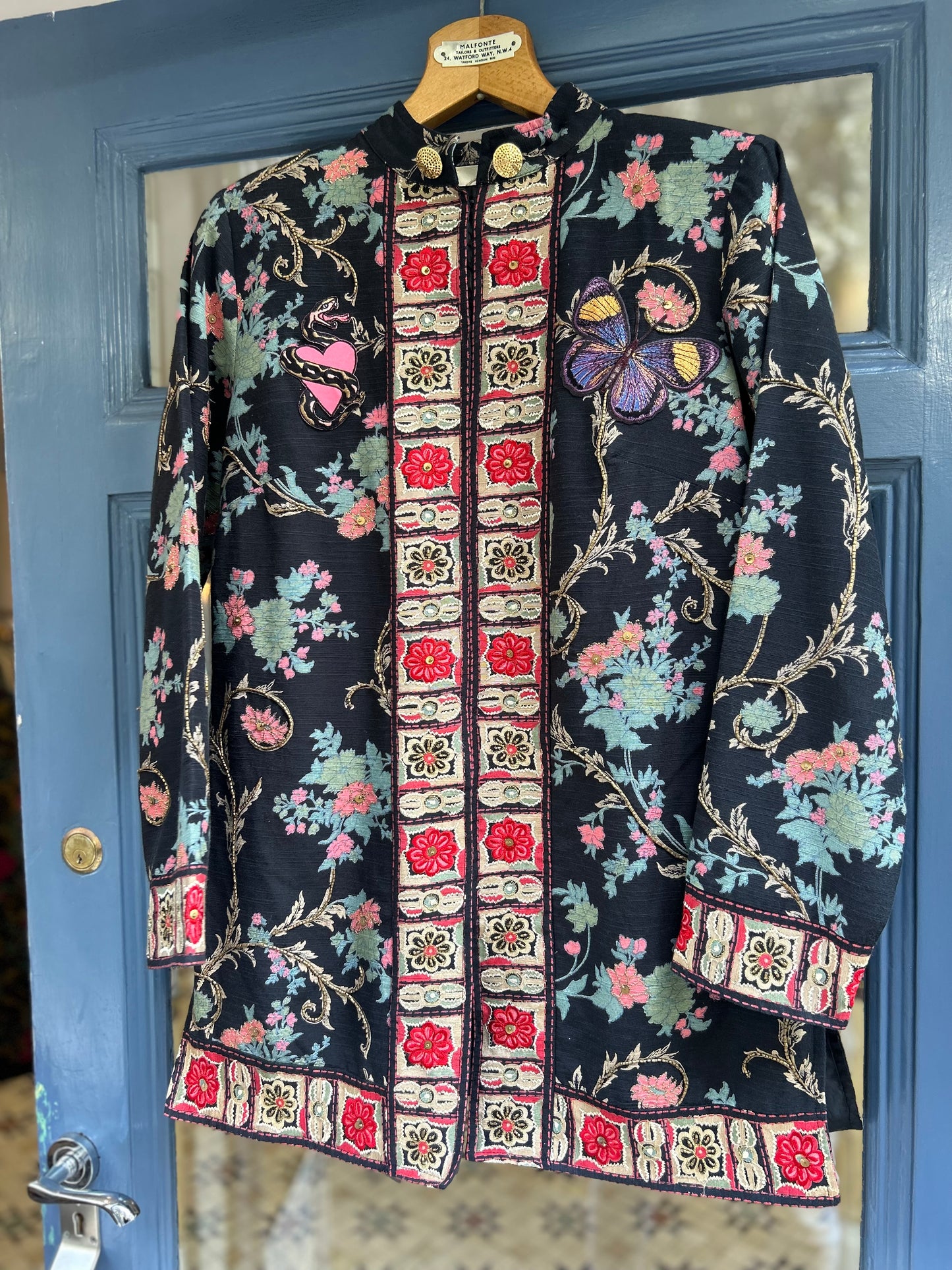 Upcycled Floral Jacket Blazer