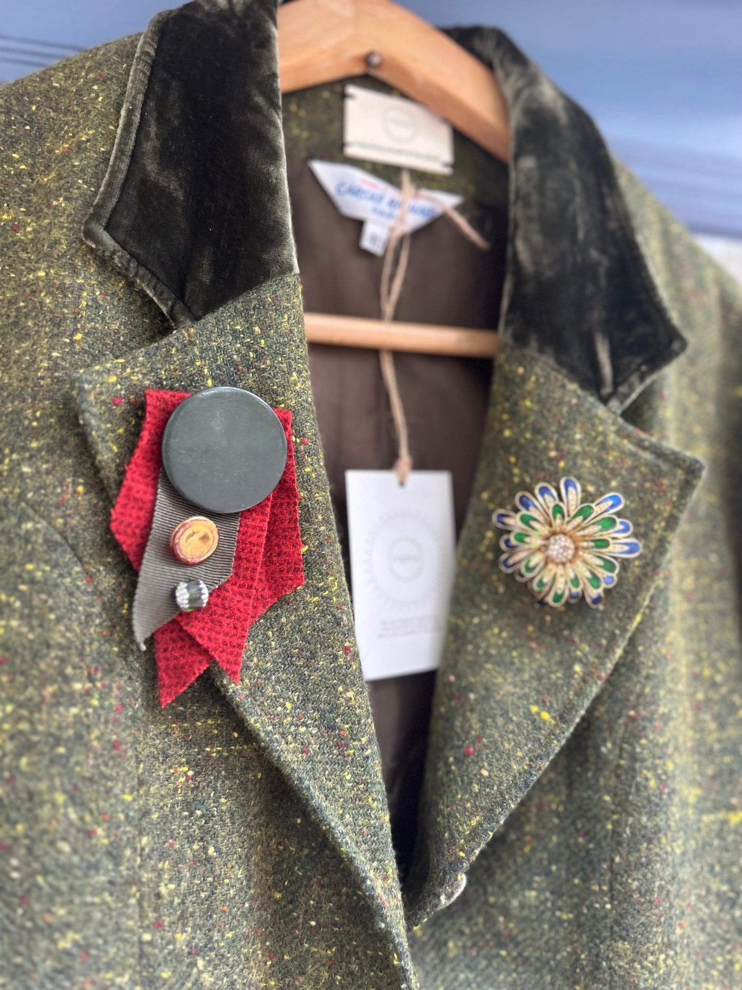 Upcycled Wool Blend Blazer