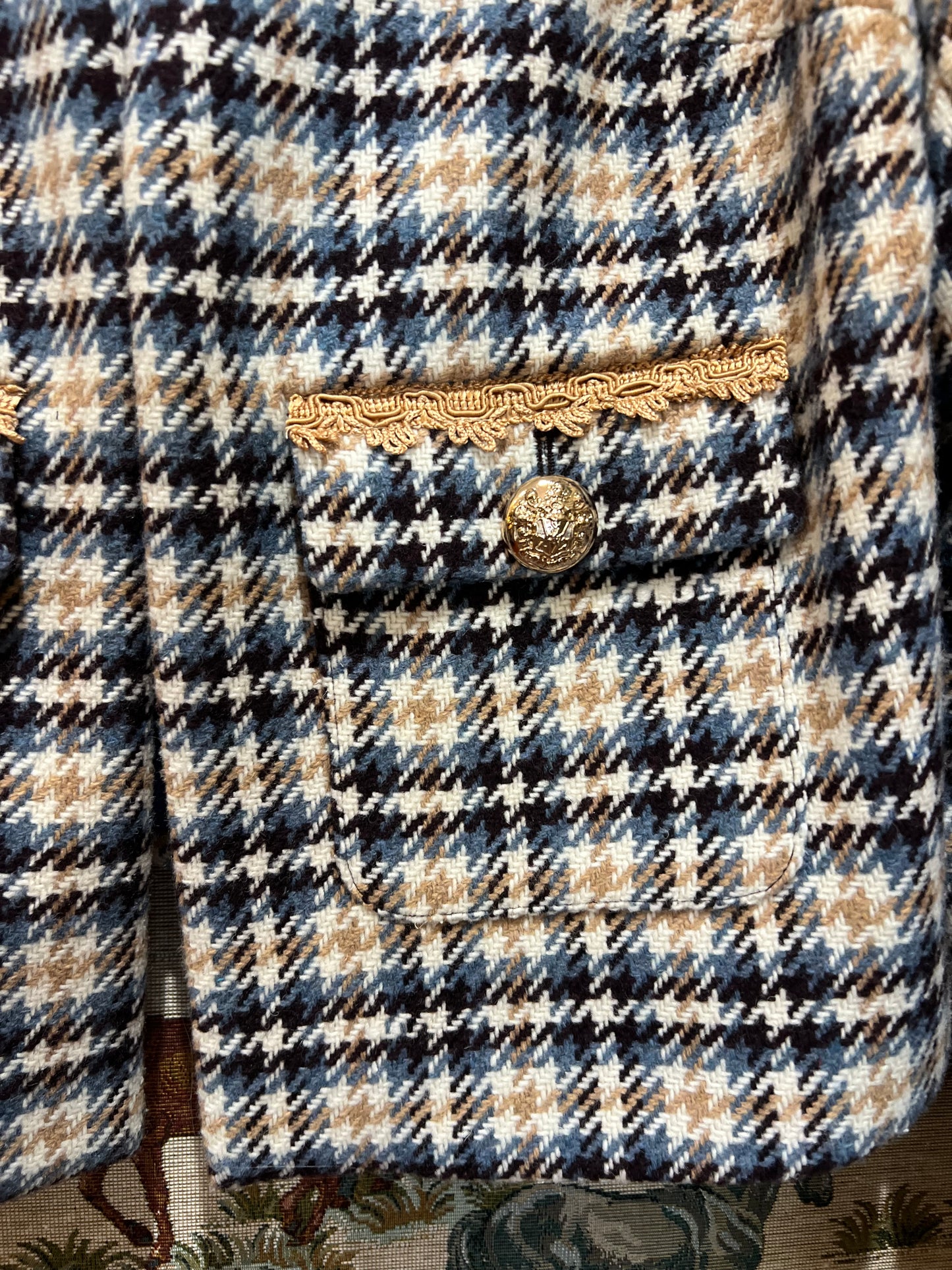 Check Ladylike Upcycled Jacket