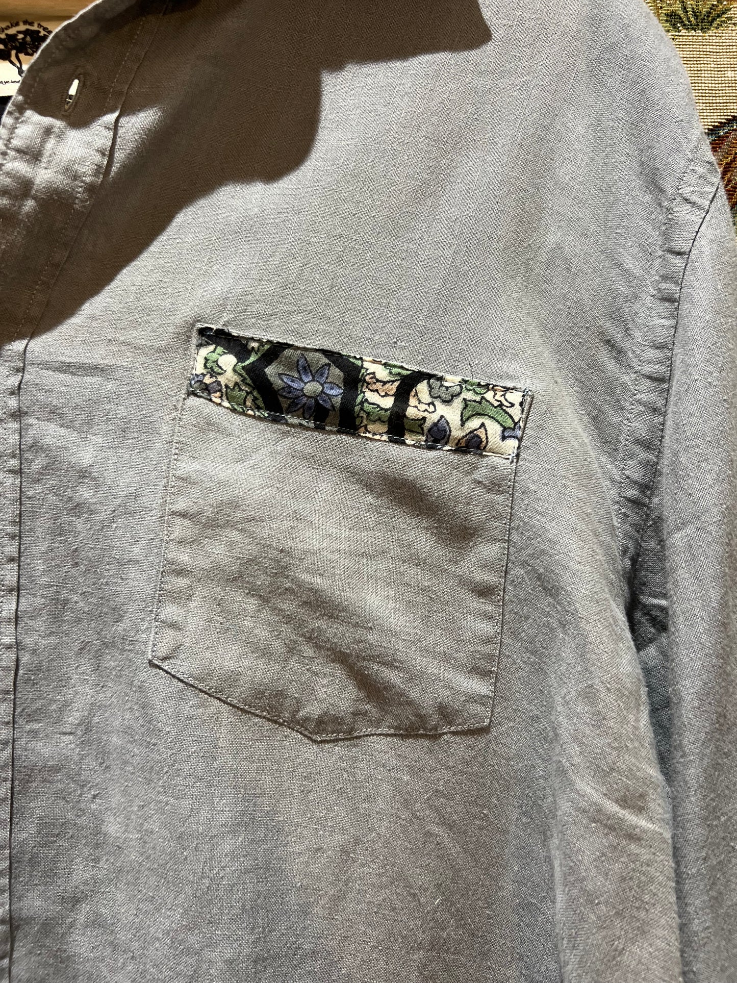 Upcycled Linen Shirt
