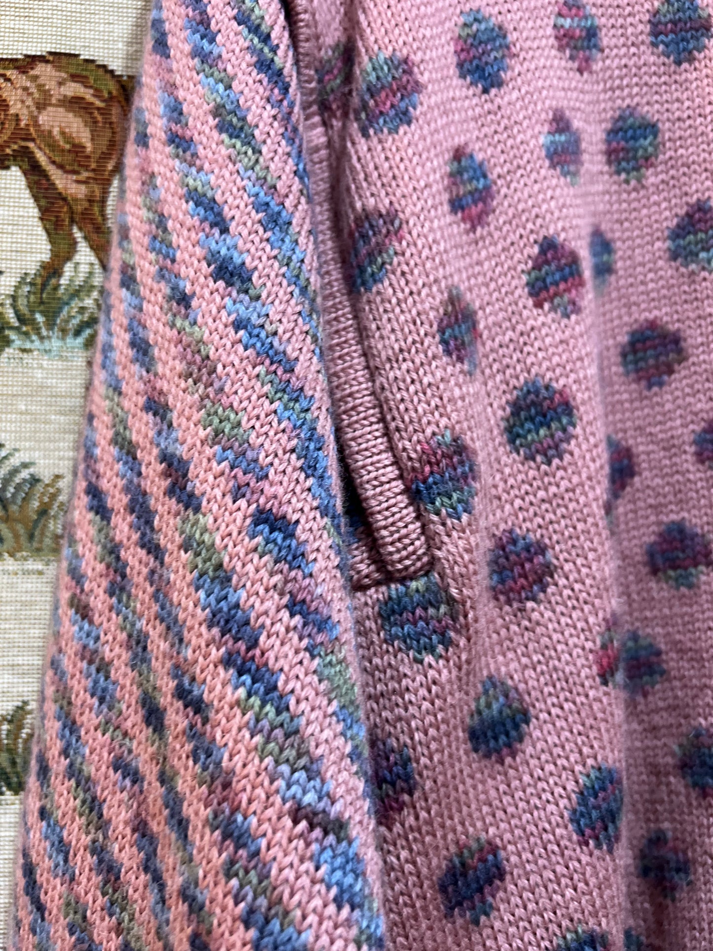 Upcycled Vintage Pure Wool Cardigan