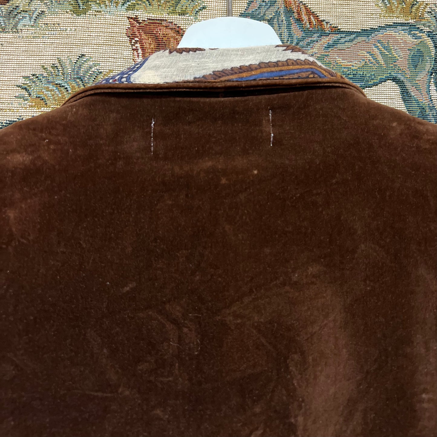 Brown Velvet Upcycled Blazer