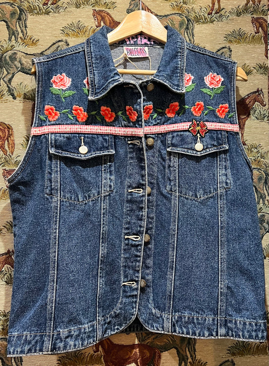 Upcycled Denim Waistcoat