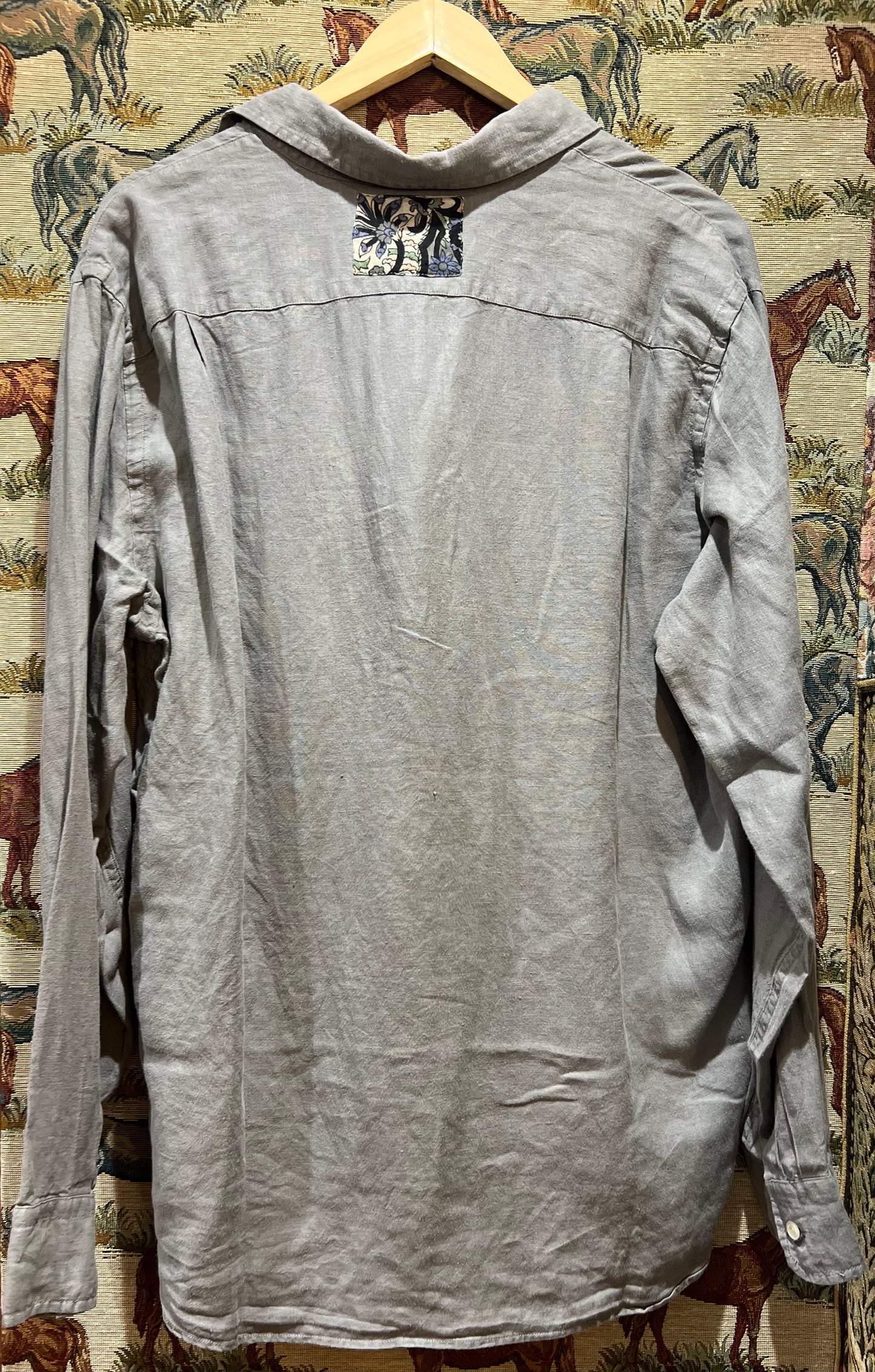 Upcycled Linen Shirt