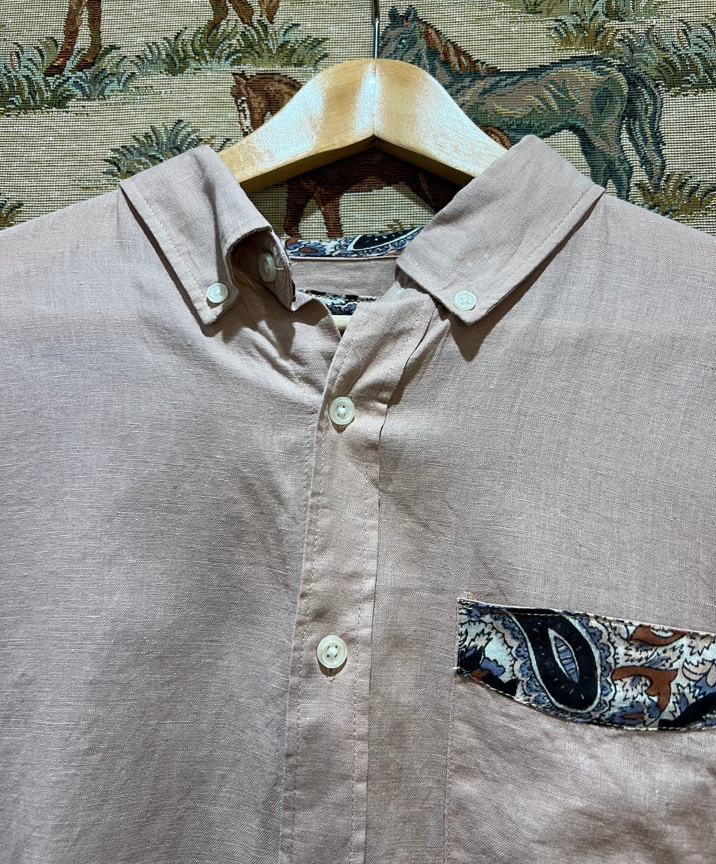 Upcycled Linen Shirt