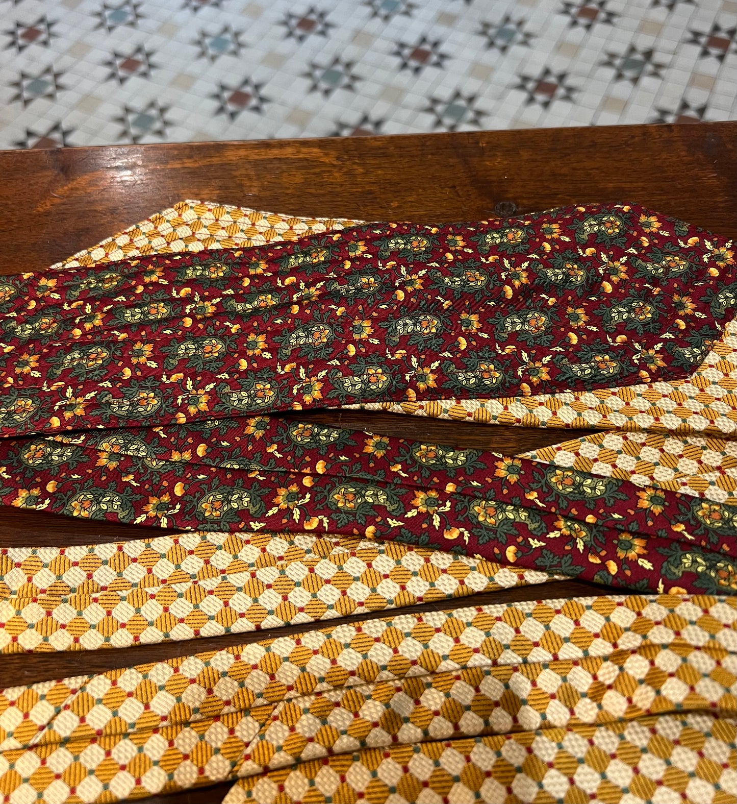 Upcycled Silk Tie Belt