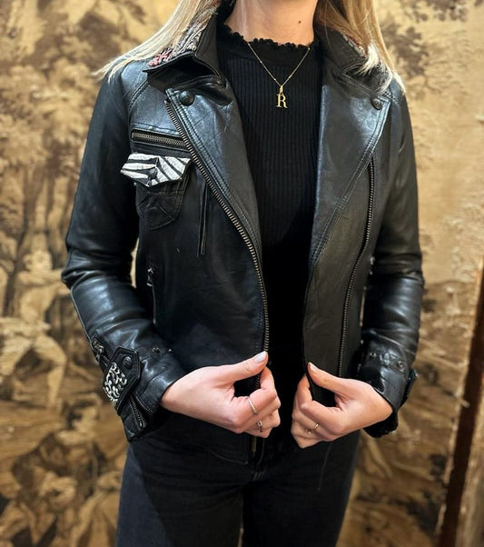 Luxe Black Leather Jacket