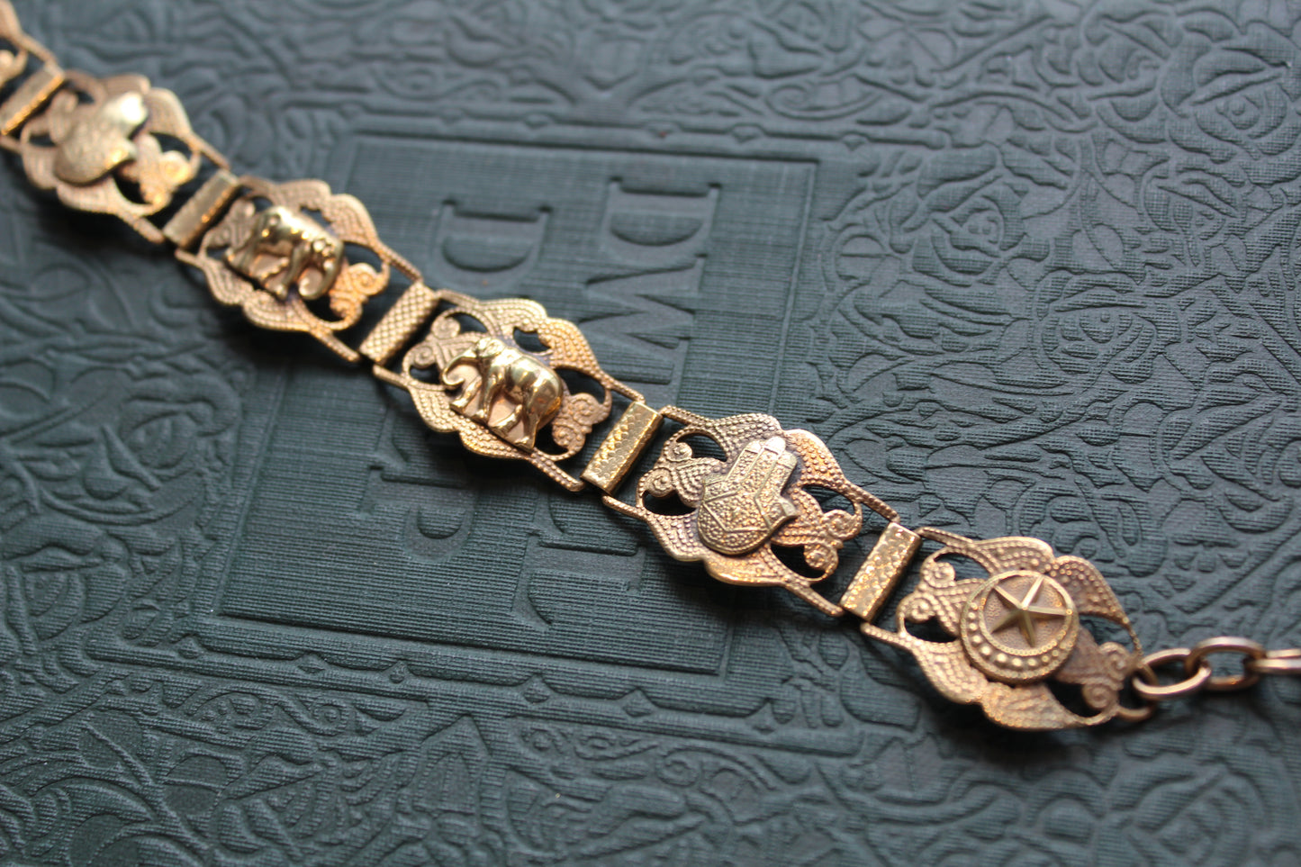 1900s Brass North African Bracelet