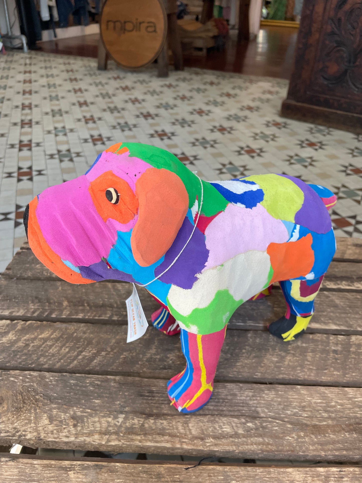 A Flip Flop Art Dog from mpira.