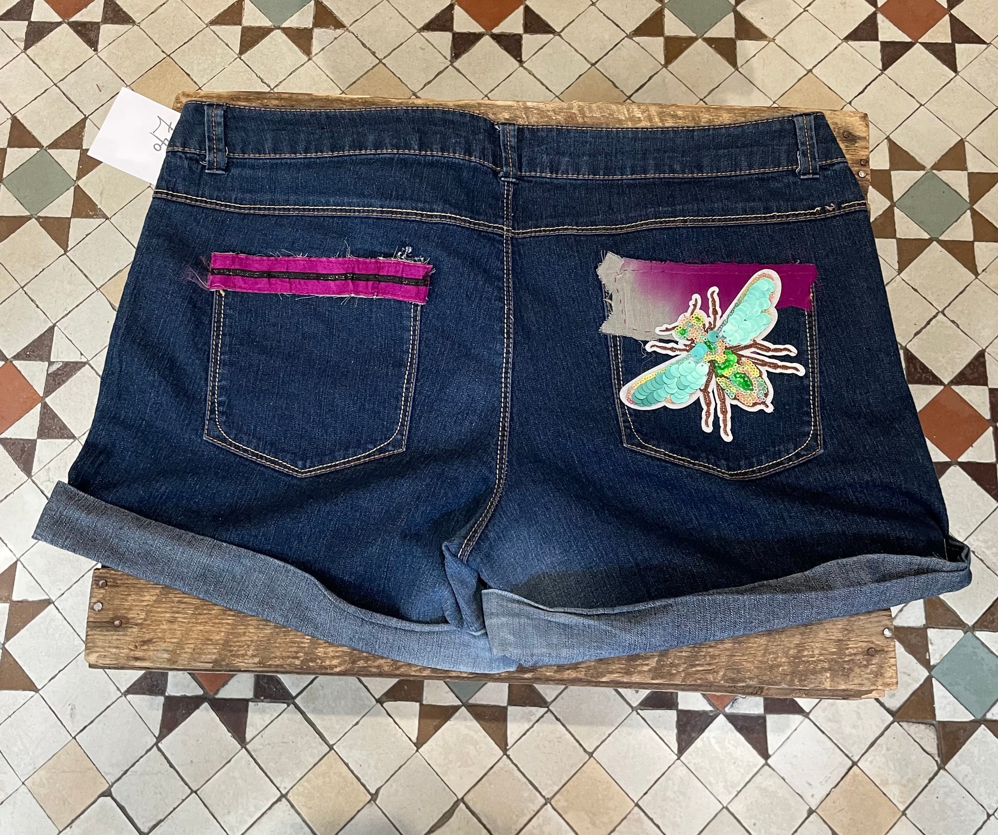 Upcycled Denim Shorts from mpira.