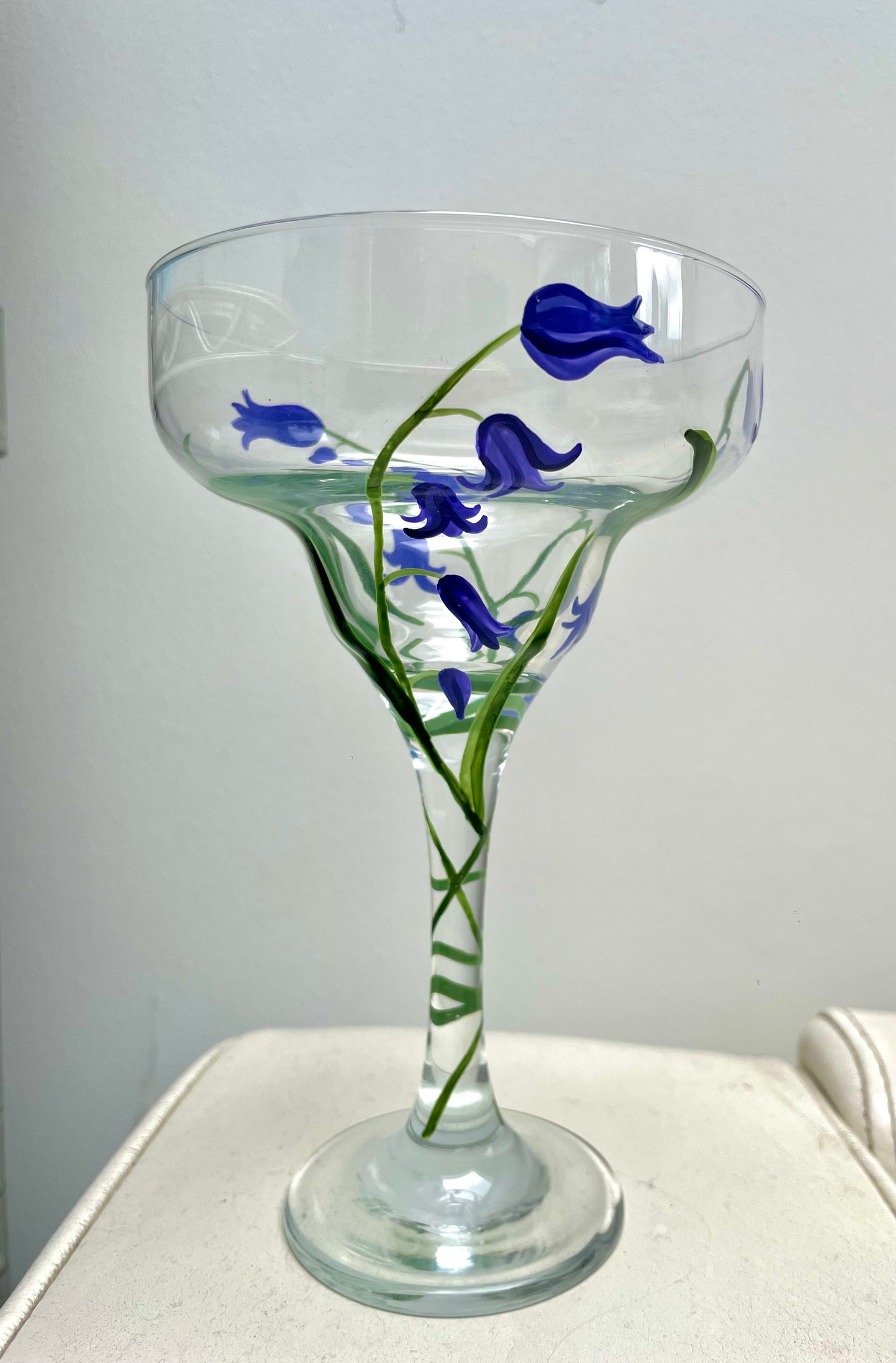 A Hand Painted Margarita Glass from mpira.