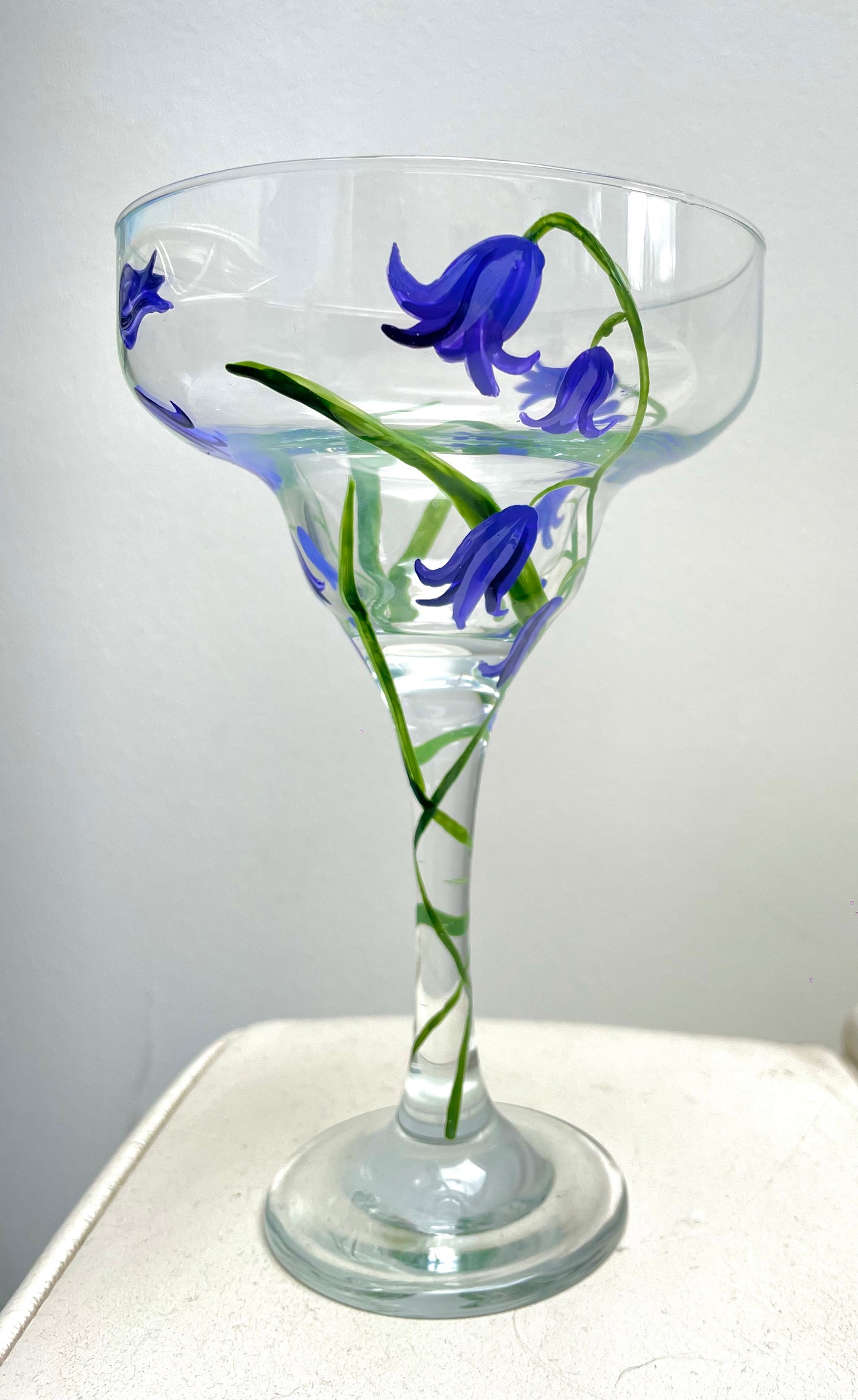 A Hand Painted Margarita Glass from mpira.