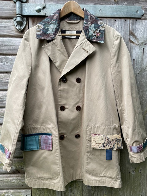 A Ladies Upcycled 3/4 Raincoat from mpira.